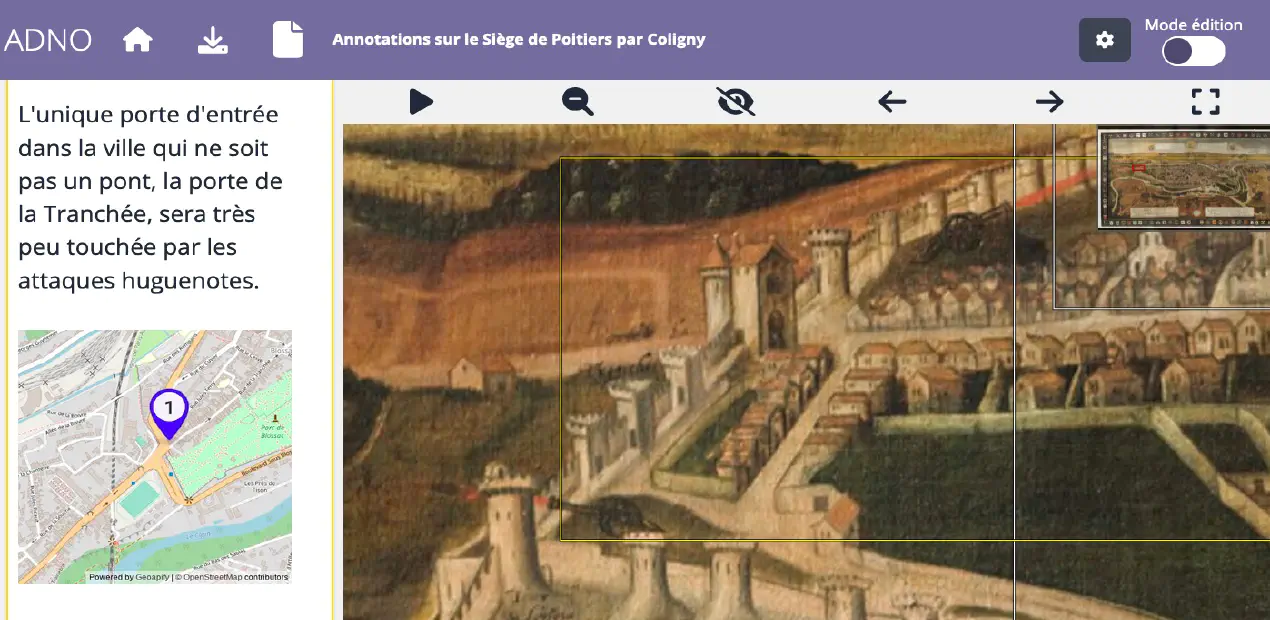 Comment insérer des cartes statiques dans les annotations ?