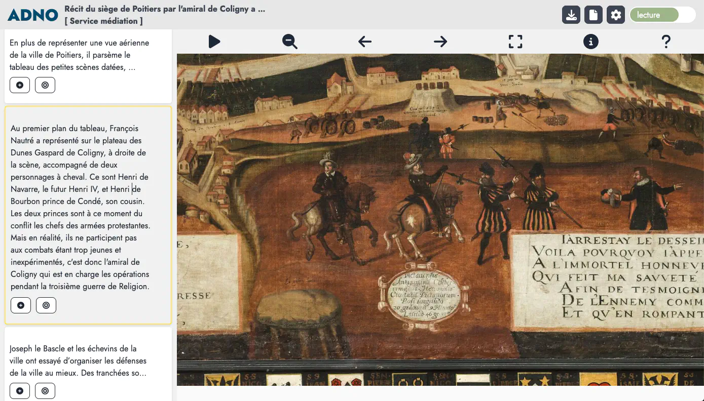 Interface de visualisation