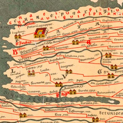 Tabula Peutingeriana - fac-similé de 1887